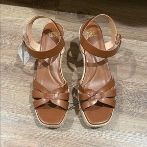Time and Tru Brown Women Sandals